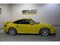 2002 Speed Yellow Porsche 911 Turbo Coupe  photo #6