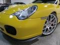 2002 Speed Yellow Porsche 911 Turbo Coupe  photo #13