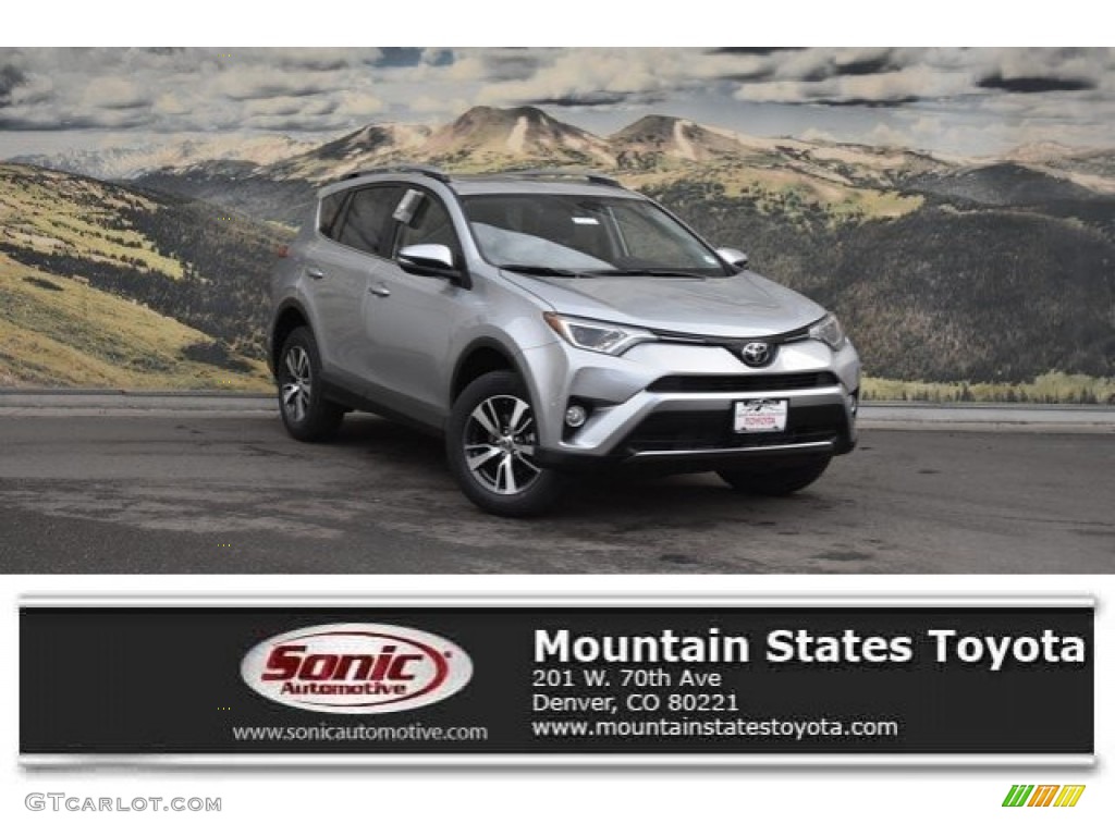 2018 RAV4 XLE - Silver Sky Metallic / Black photo #1