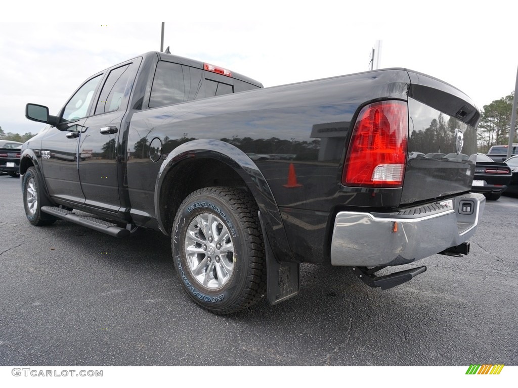 2018 1500 Harvest Edition Quad Cab - Brilliant Black Crystal Pearl / Black/Diesel Gray photo #5