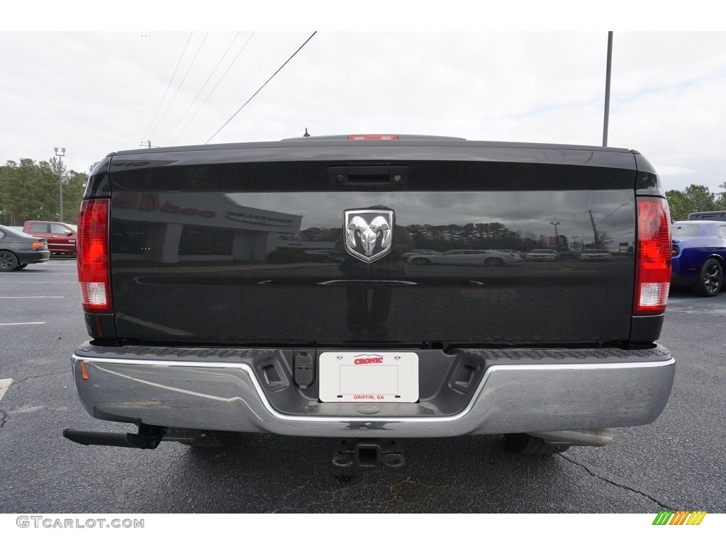 2018 1500 Harvest Edition Quad Cab - Brilliant Black Crystal Pearl / Black/Diesel Gray photo #6