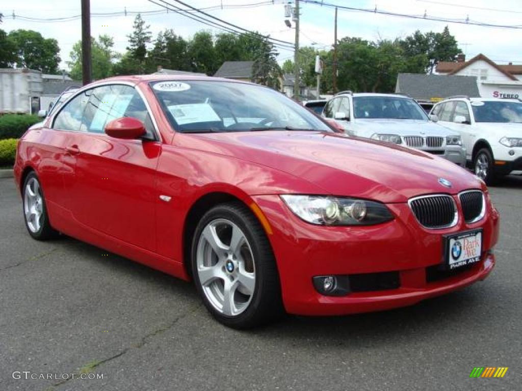 2007 3 Series 328i Convertible - Crimson Red / Black photo #4