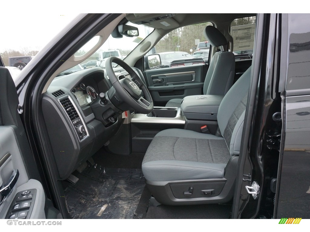 2018 1500 Harvest Edition Quad Cab - Brilliant Black Crystal Pearl / Black/Diesel Gray photo #9