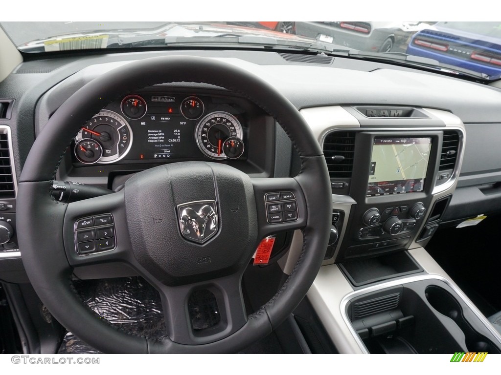2018 1500 Harvest Edition Quad Cab - Brilliant Black Crystal Pearl / Black/Diesel Gray photo #10