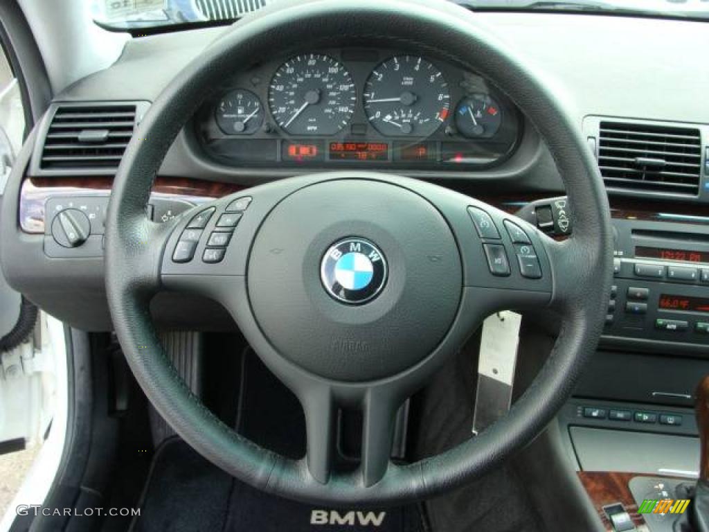 2006 3 Series 325i Coupe - Alpine White / Black photo #14