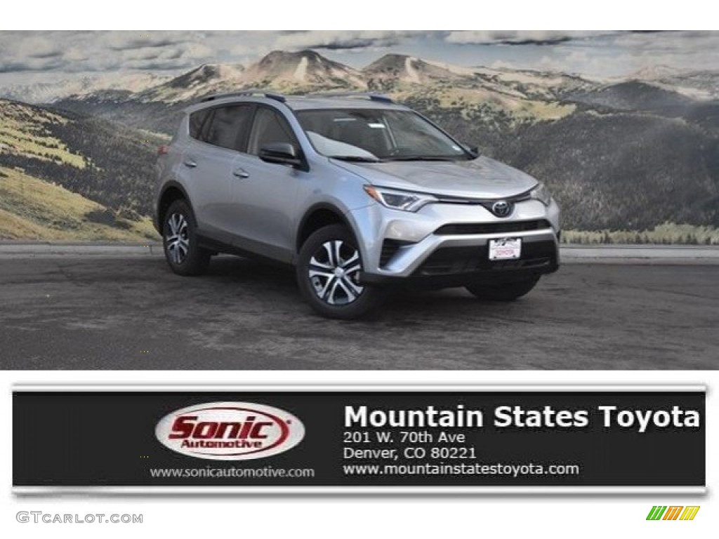 2018 RAV4 LE - Silver Sky Metallic / Black photo #1