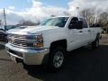 Summit White - Silverado 3500HD Work Truck Crew Cab 4x4 Photo No. 2