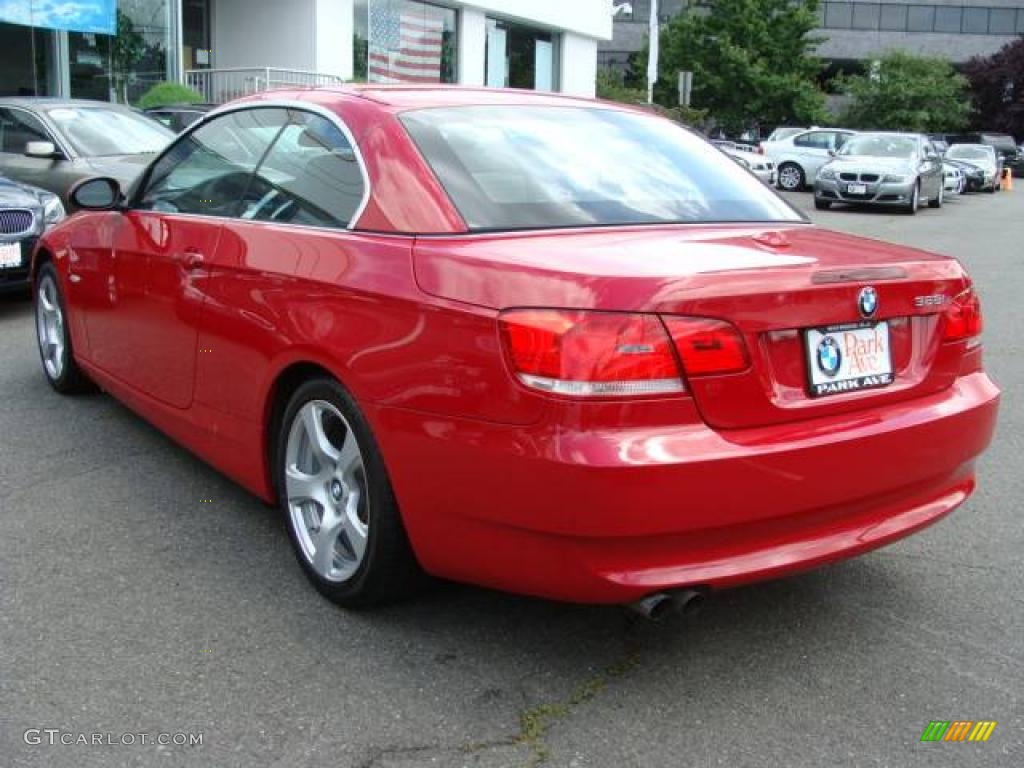 2007 3 Series 328i Convertible - Crimson Red / Black photo #11