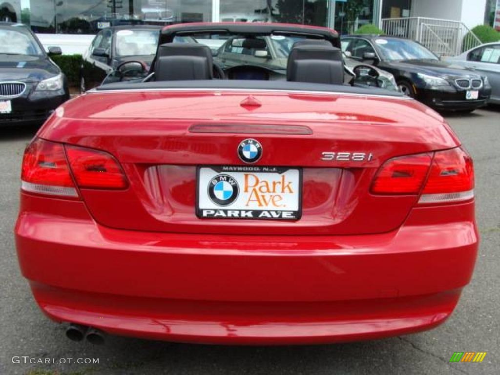 2007 3 Series 328i Convertible - Crimson Red / Black photo #12