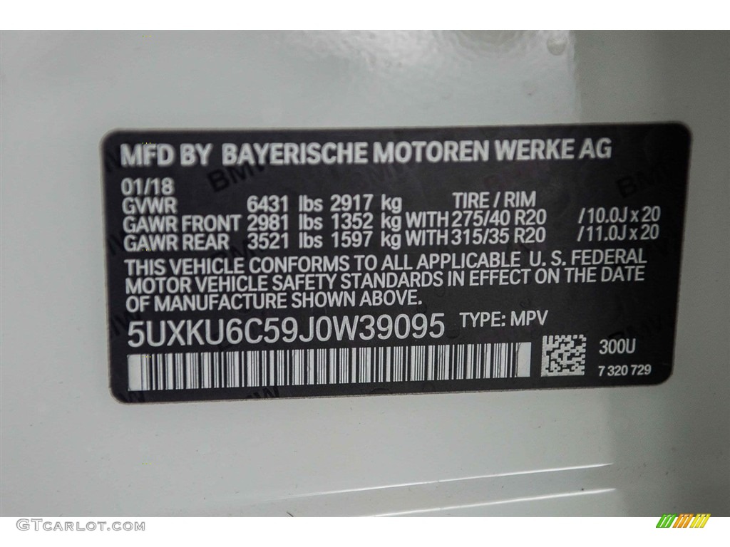 2018 X6 xDrive50i - Alpine White / Coral Red/Black photo #12