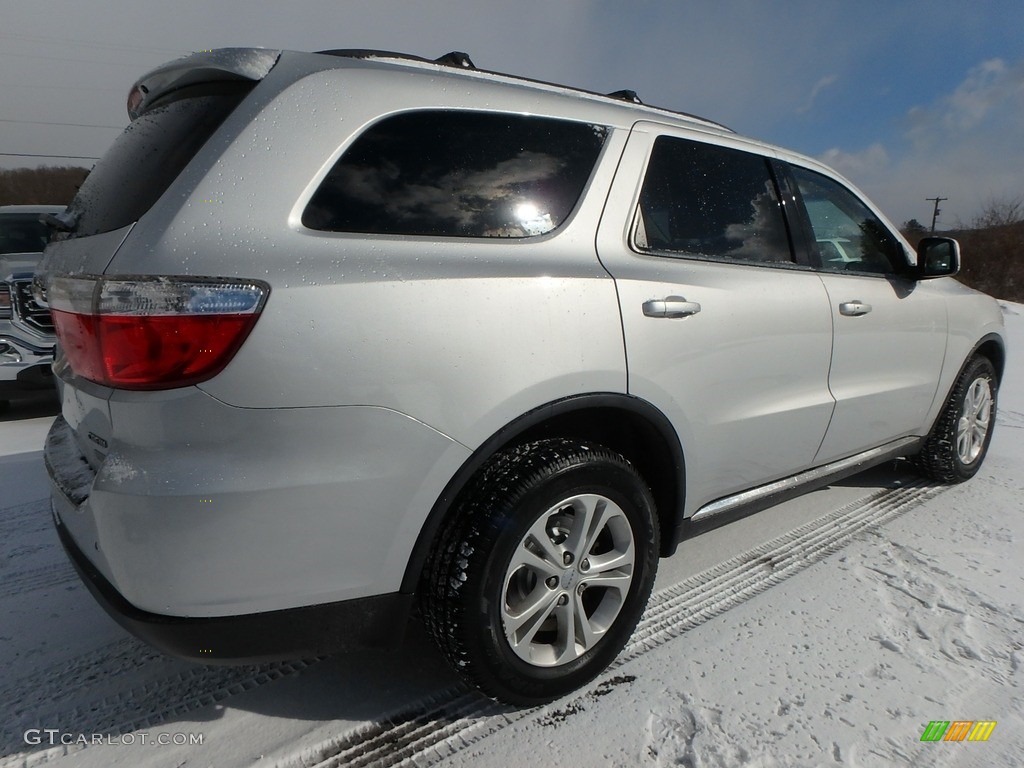 2012 Durango Crew AWD - Bright Silver Metallic / Black photo #9