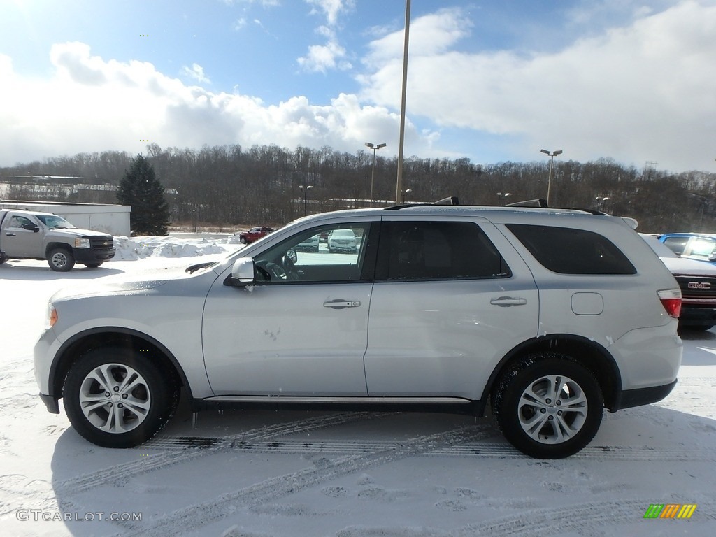 2012 Durango Crew AWD - Bright Silver Metallic / Black photo #14