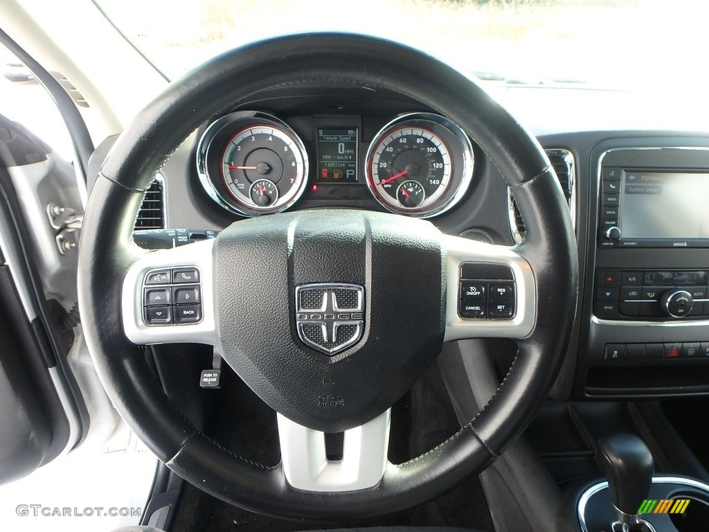 2012 Durango Crew AWD - Bright Silver Metallic / Black photo #26
