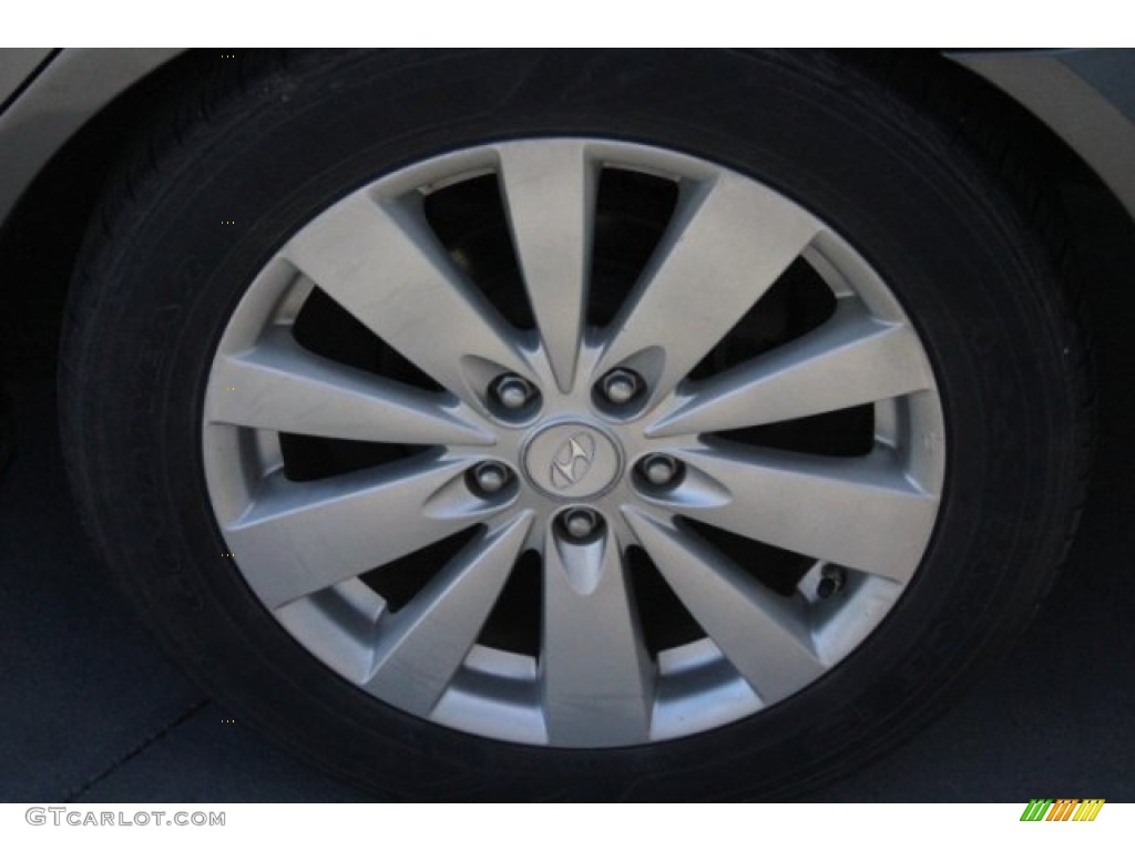 2009 Sonata Limited - Willow Gray / Gray photo #6