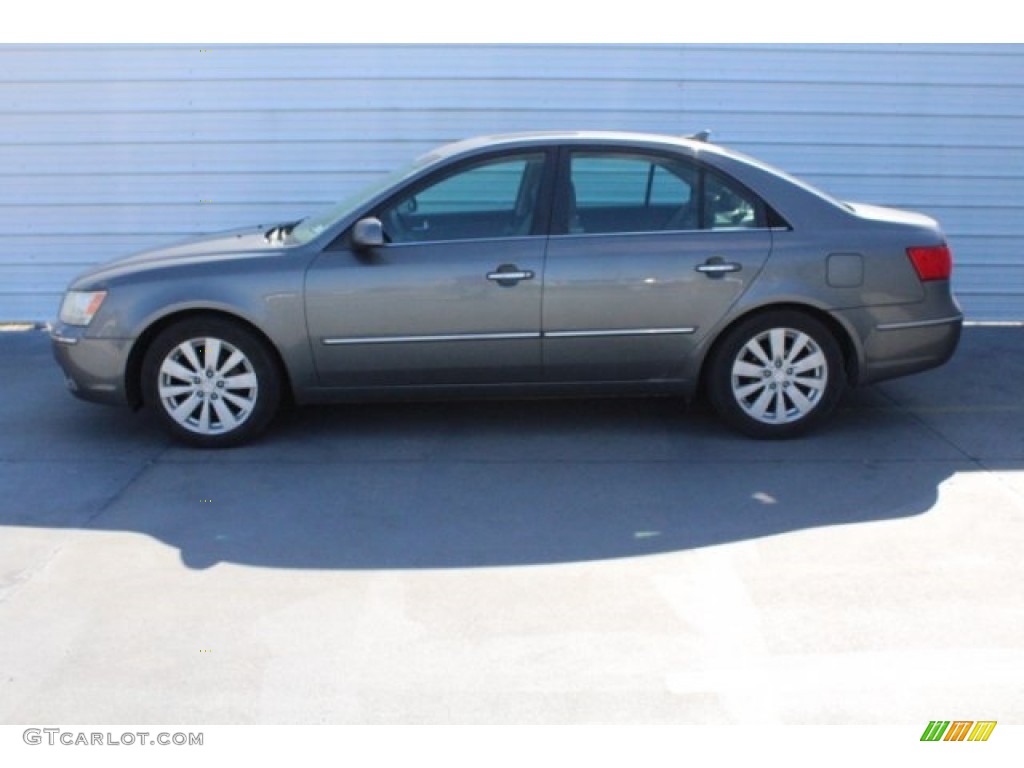 2009 Sonata Limited - Willow Gray / Gray photo #7