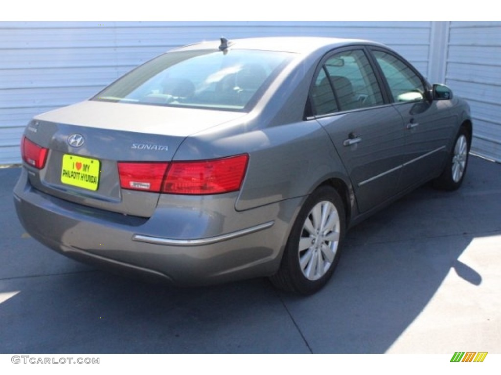 2009 Sonata Limited - Willow Gray / Gray photo #10