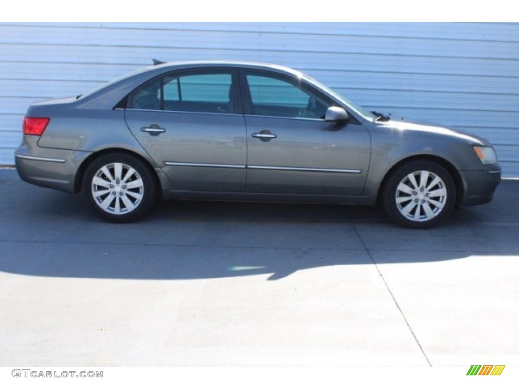 2009 Sonata Limited - Willow Gray / Gray photo #11