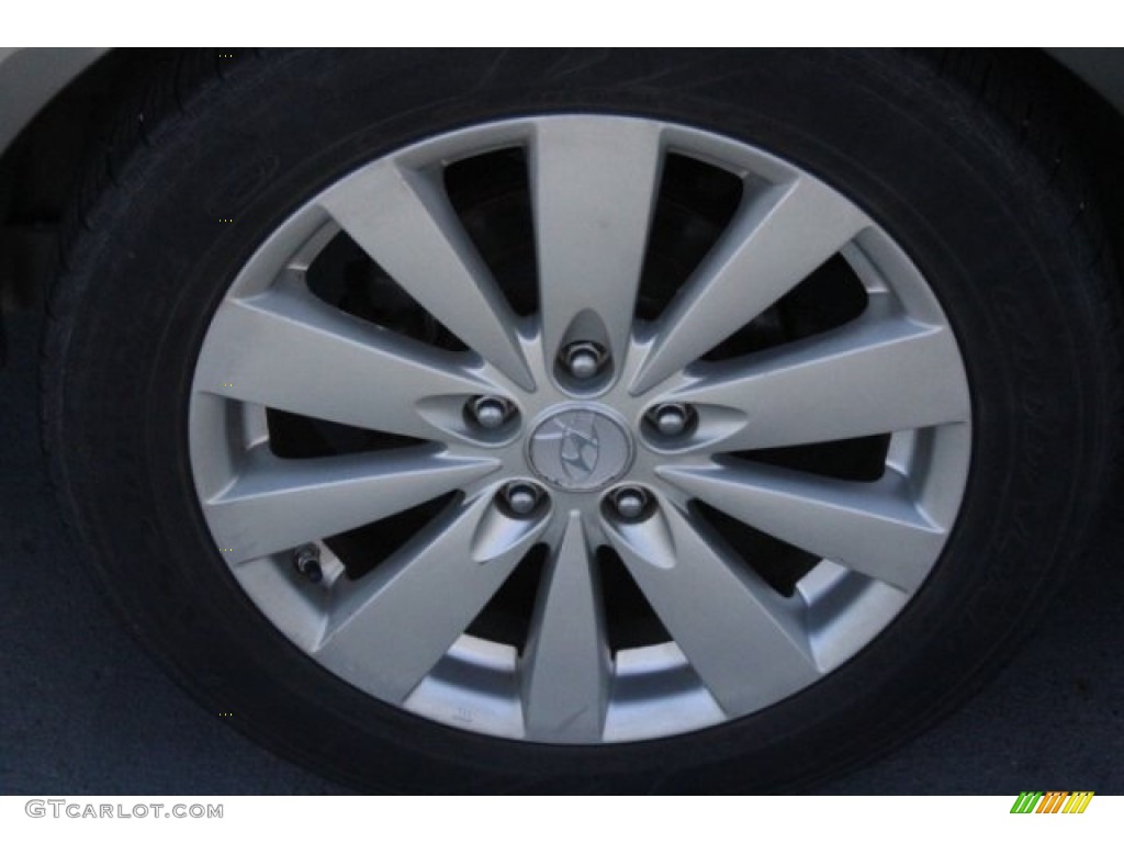 2009 Sonata Limited - Willow Gray / Gray photo #12