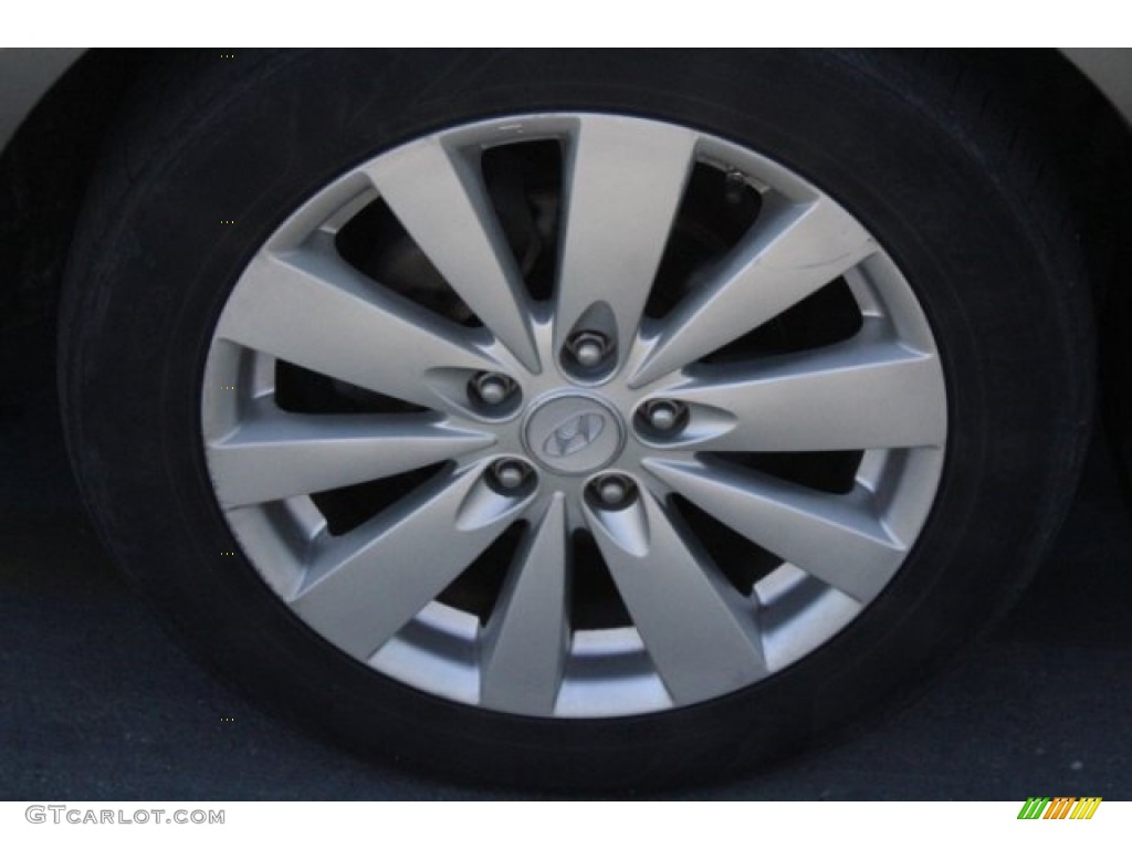 2009 Sonata Limited - Willow Gray / Gray photo #13