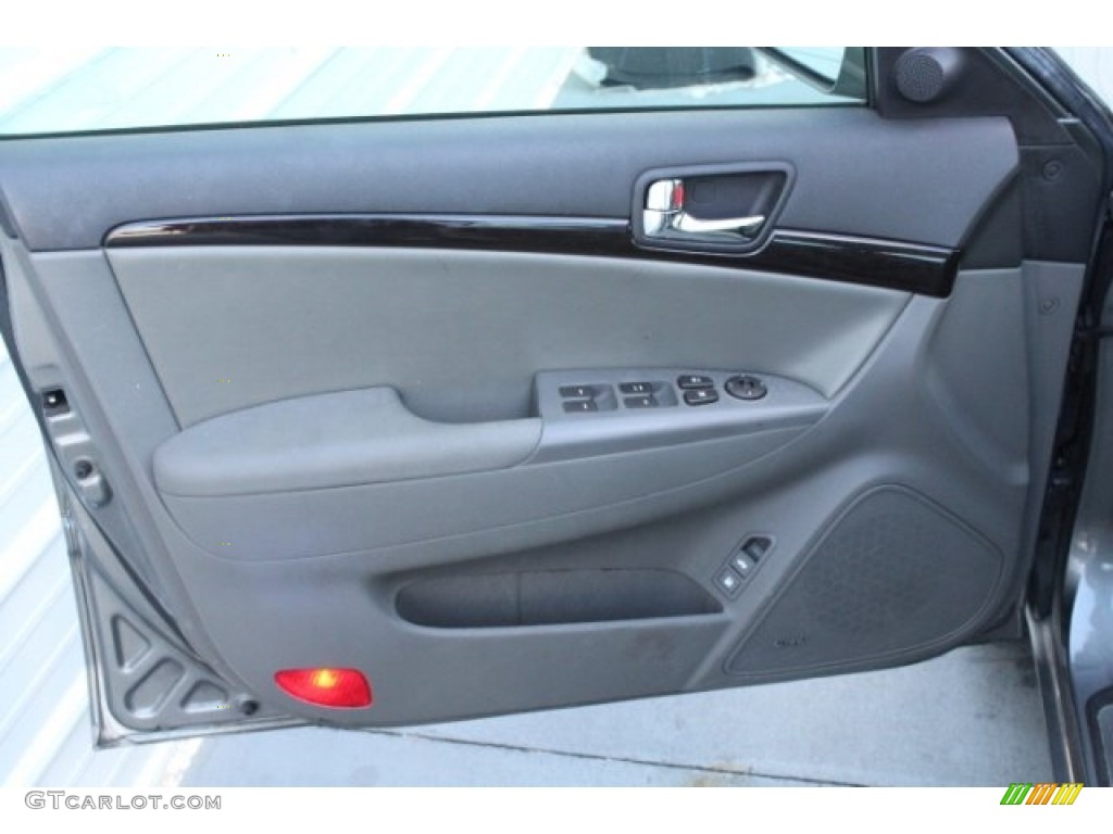 2009 Sonata Limited - Willow Gray / Gray photo #14
