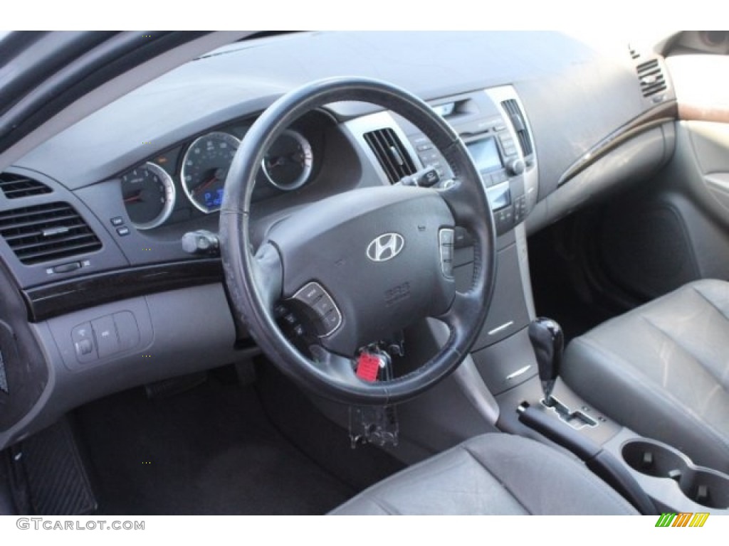2009 Sonata Limited - Willow Gray / Gray photo #15