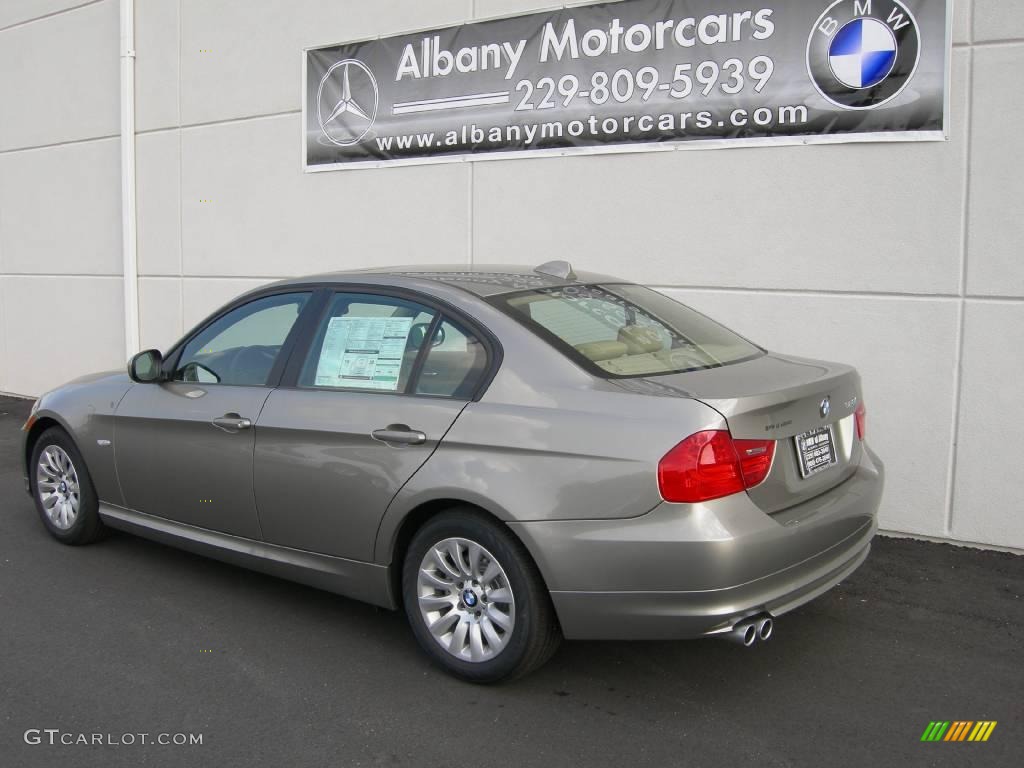 2009 3 Series 328i Sedan - Platinum Bronze Metallic / Beige photo #3