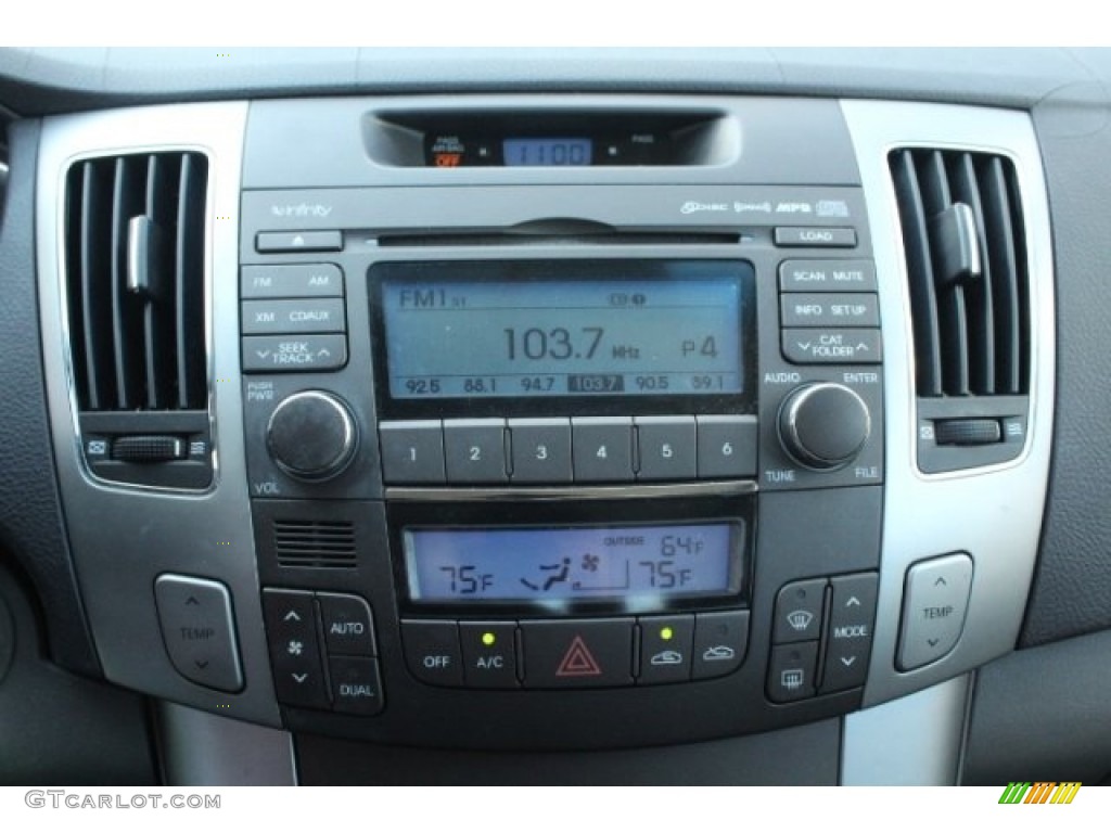 2009 Sonata Limited - Willow Gray / Gray photo #18