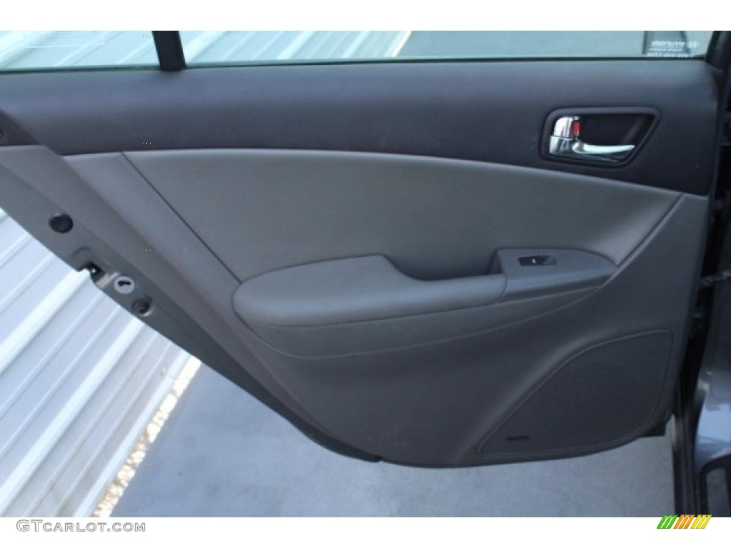2009 Sonata Limited - Willow Gray / Gray photo #24