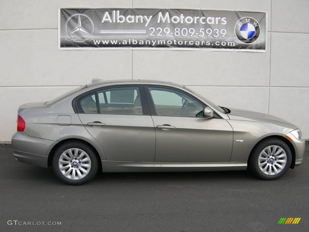 2009 3 Series 328i Sedan - Platinum Bronze Metallic / Beige photo #13