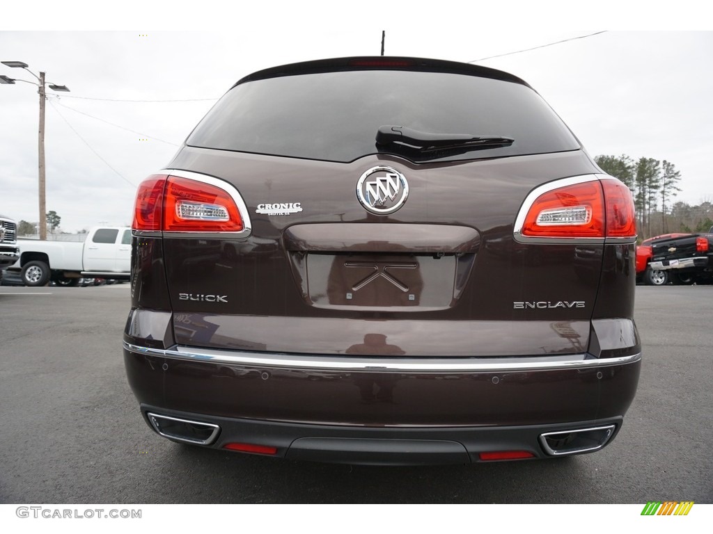 2017 Enclave Premium - Dark Chocolate Metallic / Ebony/Ebony photo #6