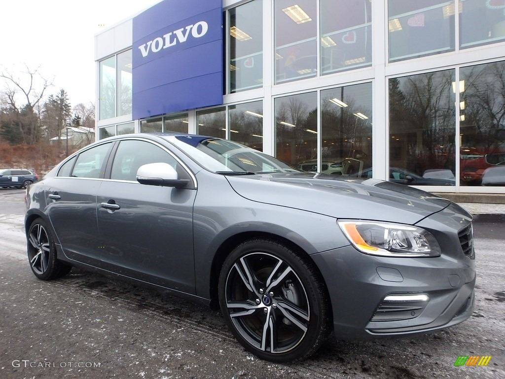 Osmium Grey Metallic 2017 Volvo S60 T6 AWD Exterior Photo #125242517