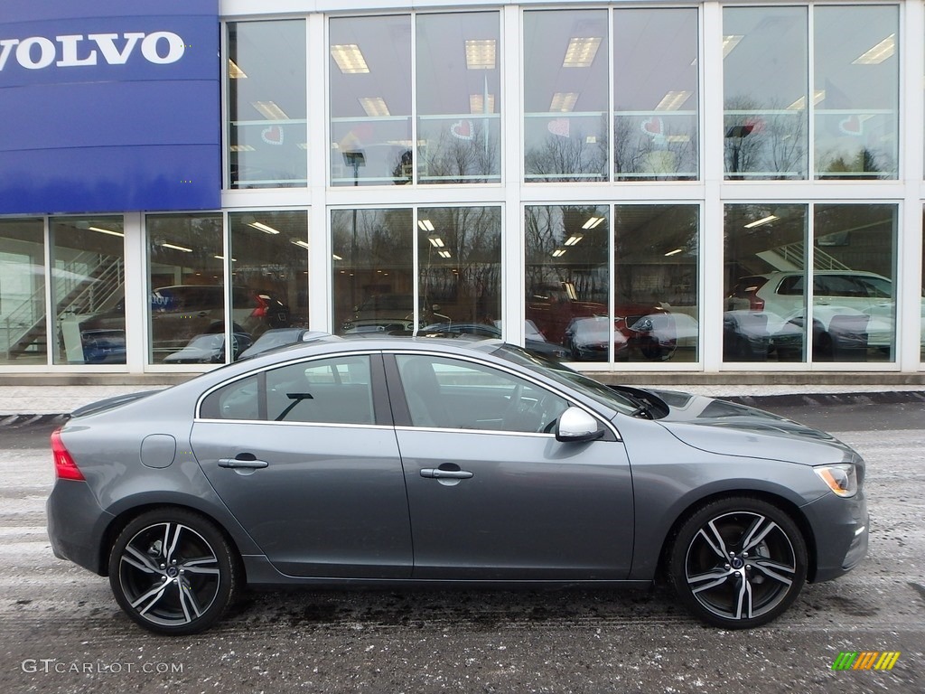 Osmium Grey Metallic 2017 Volvo S60 T6 AWD Exterior Photo #125242556