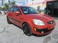 2006 Sunset Orange Kia Rio Rio5 SX Hatchback  photo #5