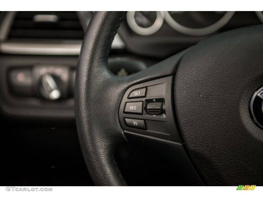 2015 3 Series 320i Sedan - Black Sapphire Metallic / Black photo #13