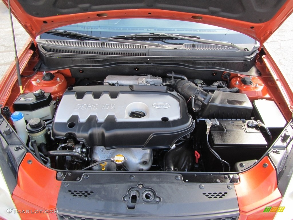 2006 Rio Rio5 SX Hatchback - Sunset Orange / Gray photo #22
