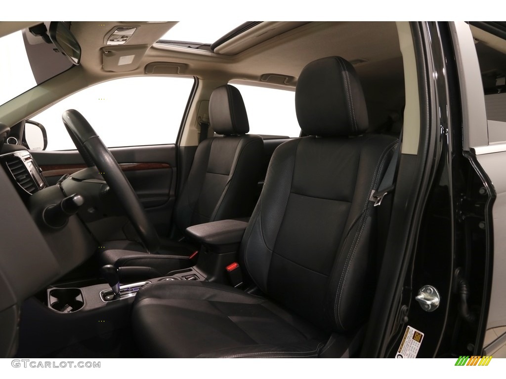 2014 Outlander SE S-AWC - Labrador Black Pearl / Black photo #4