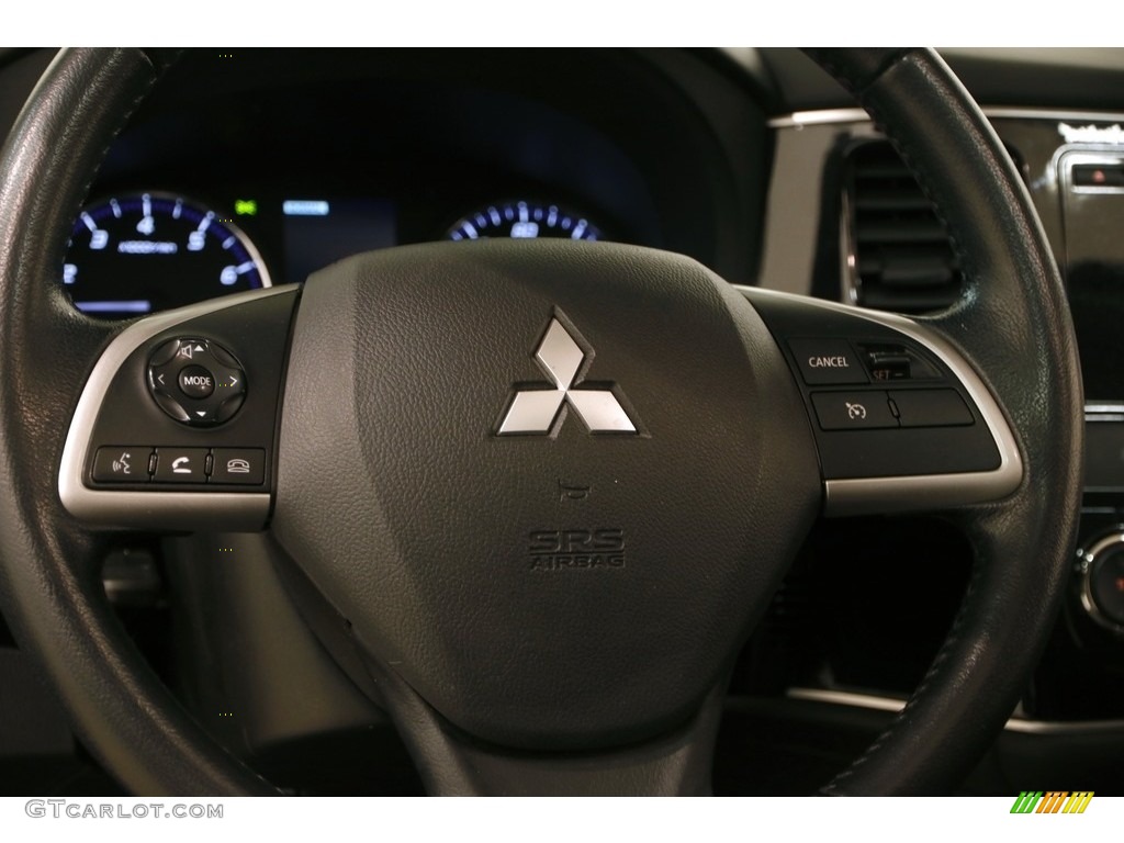 2014 Outlander SE S-AWC - Labrador Black Pearl / Black photo #6