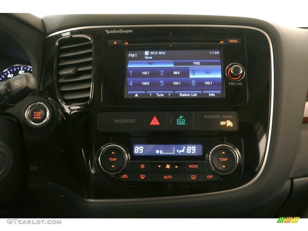2014 Outlander SE S-AWC - Labrador Black Pearl / Black photo #8