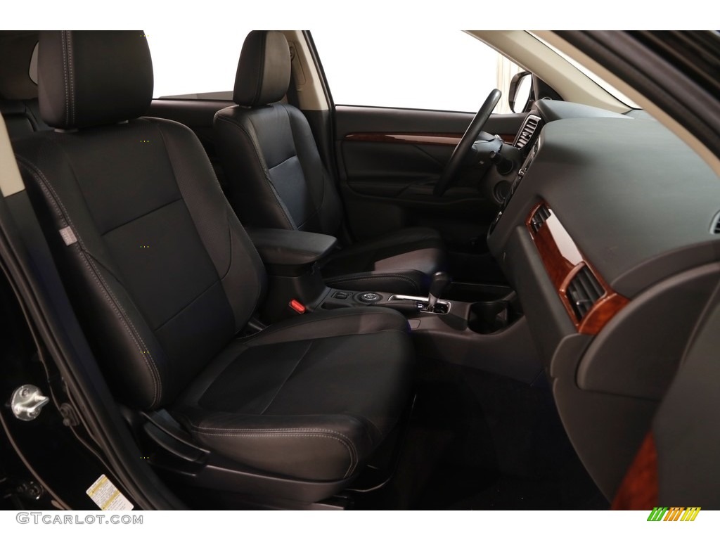 2014 Outlander SE S-AWC - Labrador Black Pearl / Black photo #15