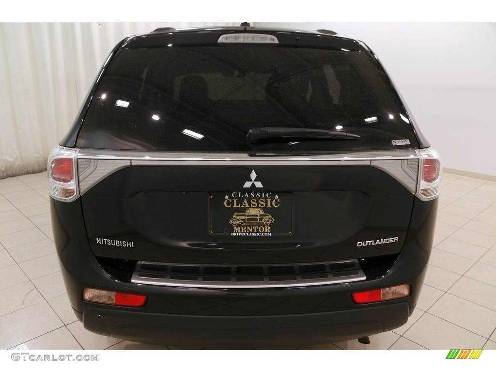 2014 Outlander SE S-AWC - Labrador Black Pearl / Black photo #19