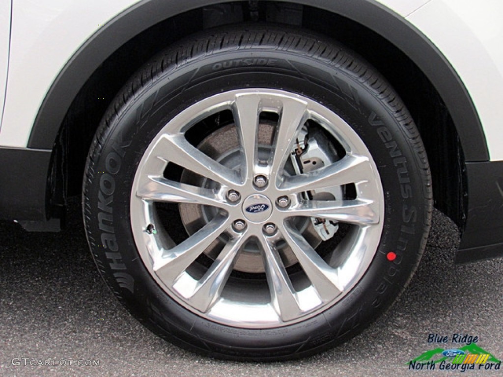 2018 Explorer XLT - White Platinum / Medium Stone photo #9