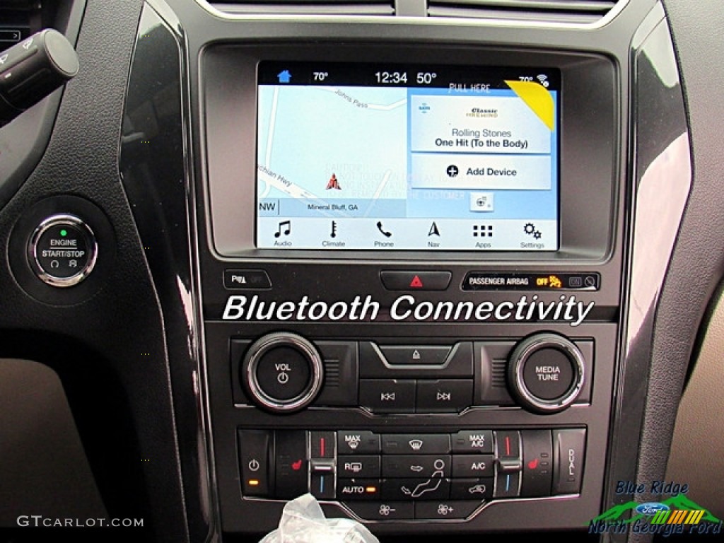 2018 Explorer XLT - White Platinum / Medium Stone photo #17