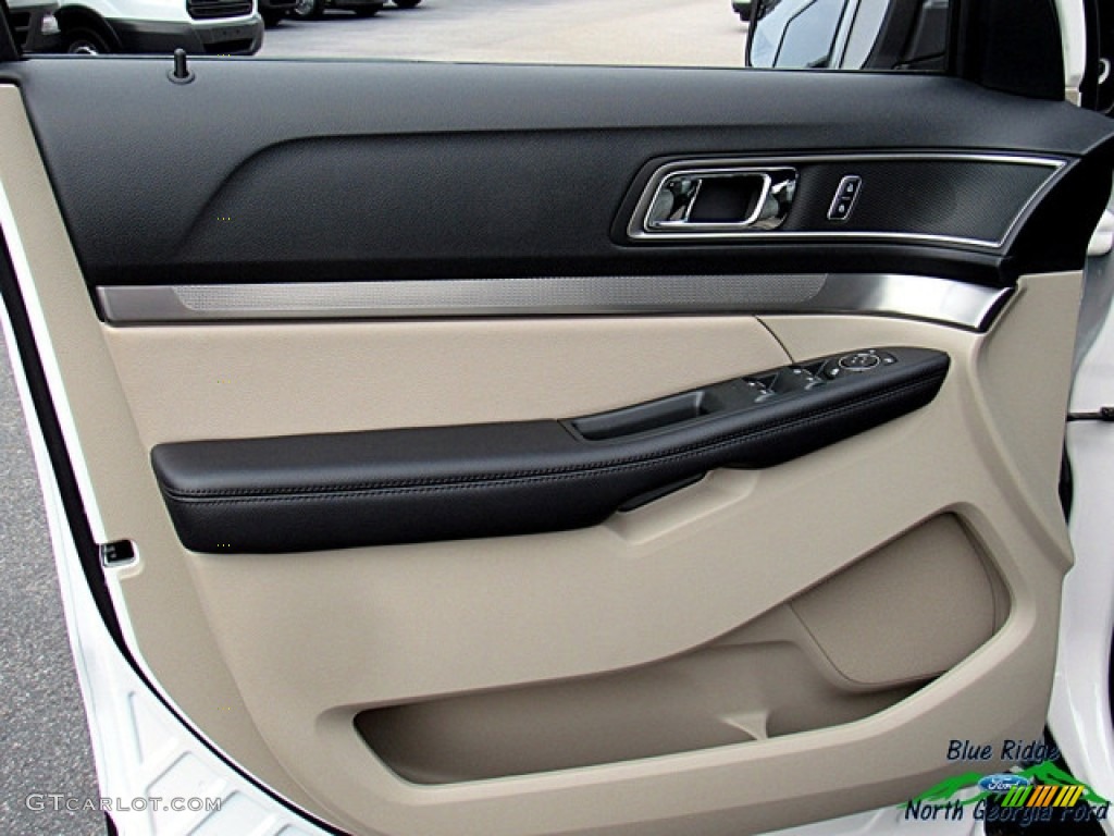 2018 Explorer XLT - White Platinum / Medium Stone photo #28