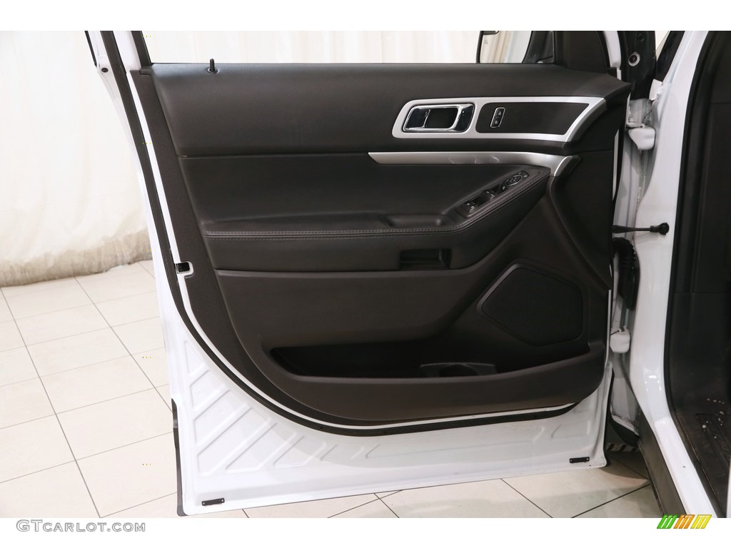 2015 Explorer XLT 4WD - Oxford White / Charcoal Black photo #4