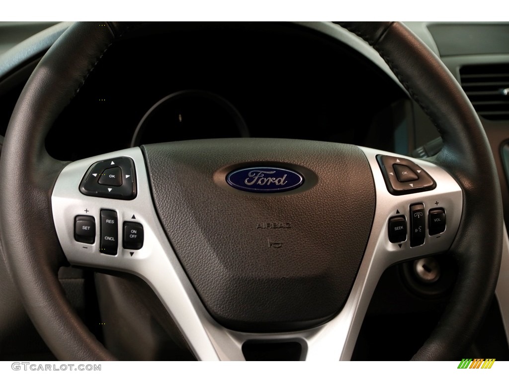 2015 Explorer XLT 4WD - Oxford White / Charcoal Black photo #6