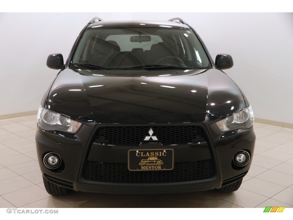 2010 Outlander ES - Labrador Black Pearl / Black photo #2
