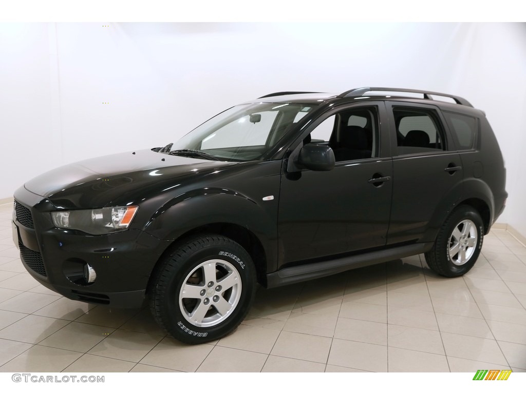 2010 Outlander ES - Labrador Black Pearl / Black photo #3