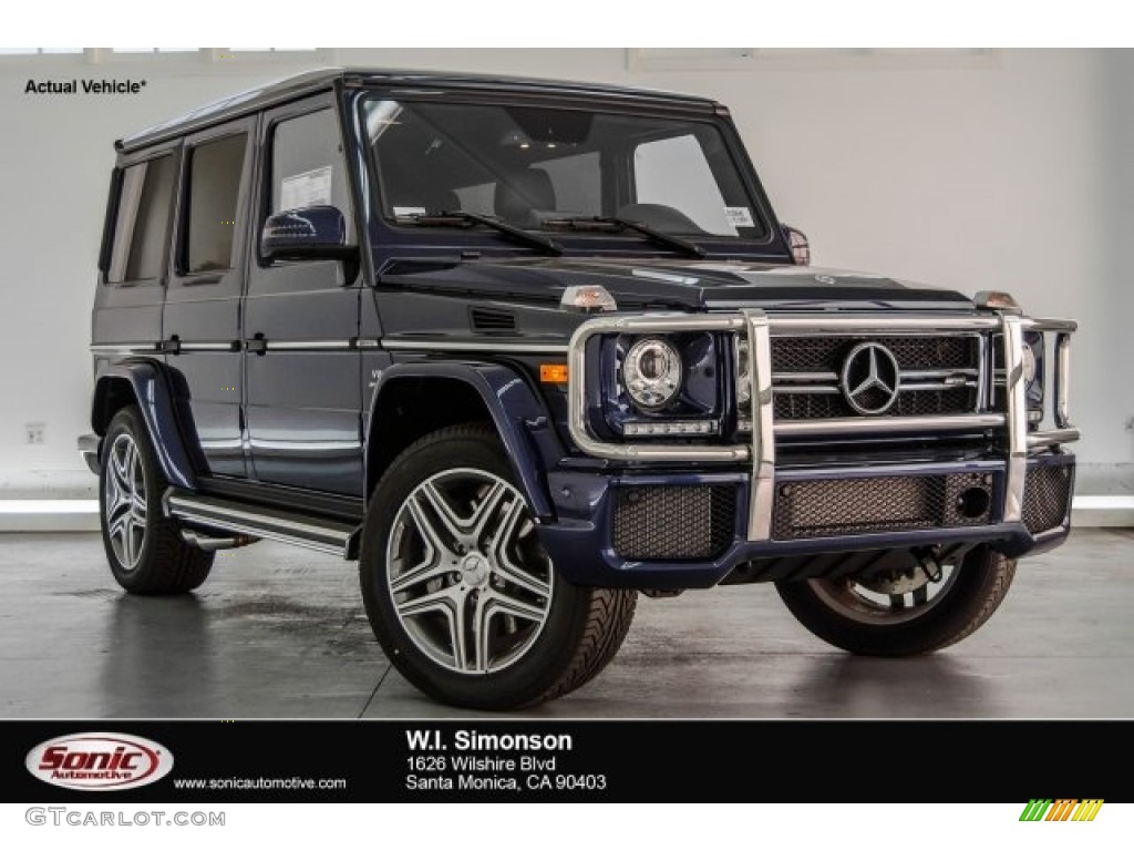 2018 G 63 AMG - designo Mystic Blue Metallic / designo Black photo #1