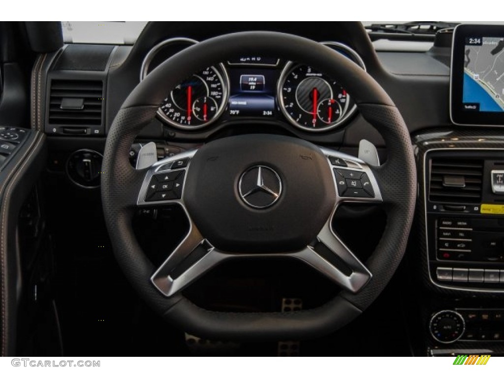 2018 Mercedes-Benz G 63 AMG designo Black Steering Wheel Photo #125250073