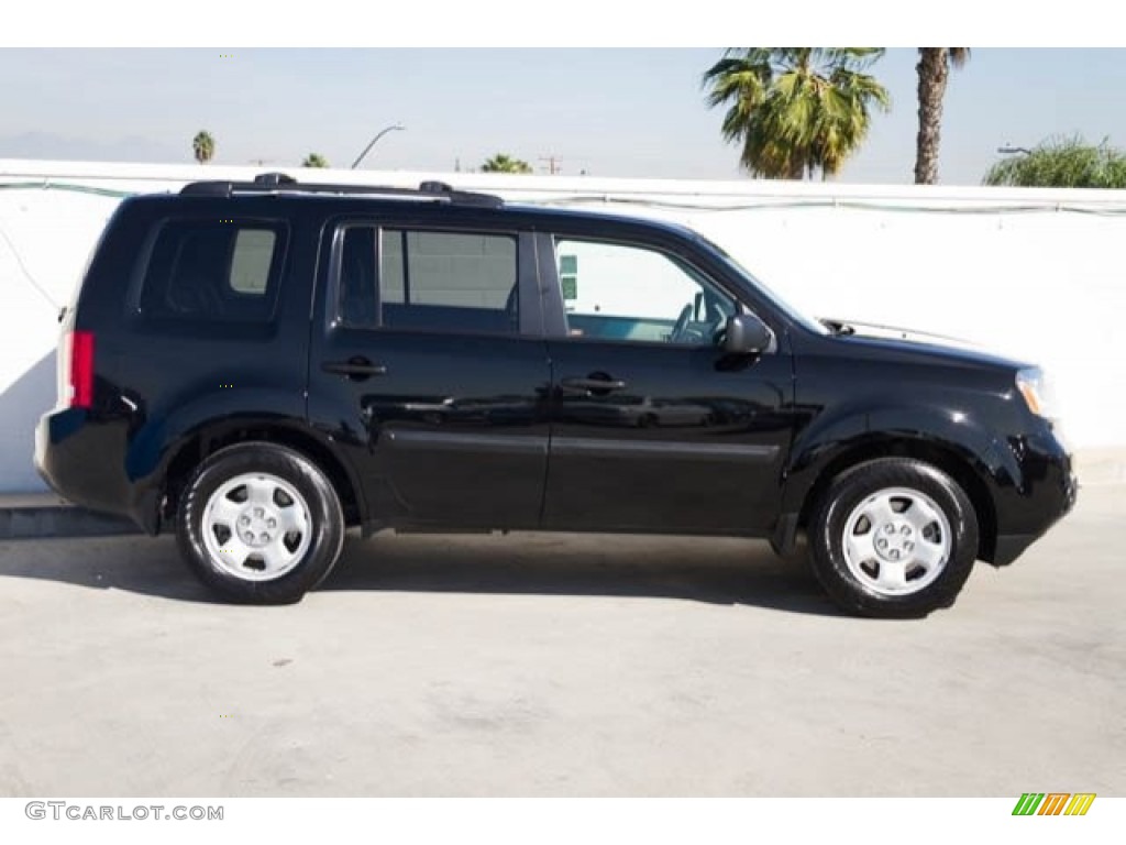 2015 Pilot LX - Crystal Black Pearl / Gray photo #9